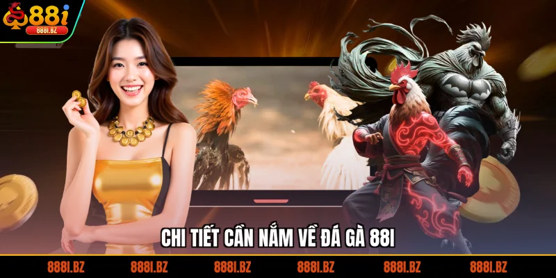 Chi tiết cần nắm về đá gà 88I